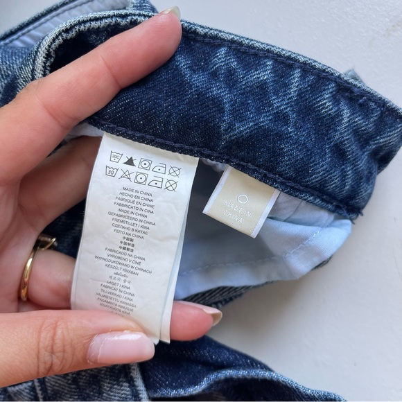 Michael Kors Pintuck Wide Leg Jeans High Rise Size 0 - Picture 5 of 5